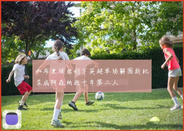 加布里埃尔创下英超单场解围新纪录成阿森纳近十年第二人
